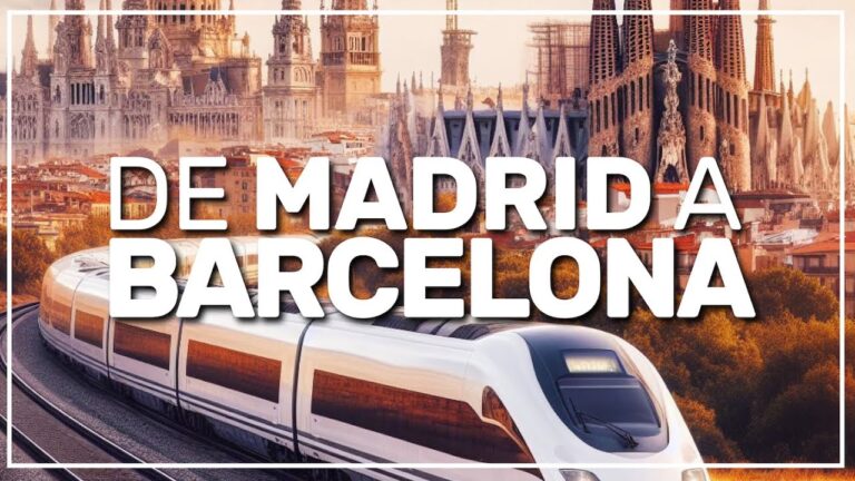 Kilómetros de Barcelona a Madrid: La distancia entre dos ciudades icónicas