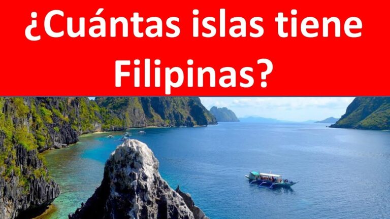 &iquest;Cu&aacute;ntas islas tiene Filipinas?