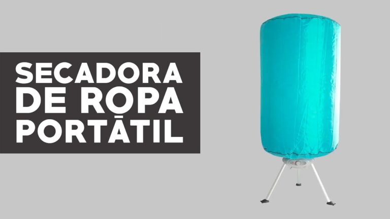 Secadora de ropa port&aacute;til: conveniente y eficiente