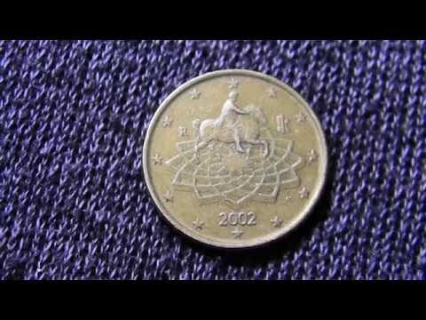 Valor actual de la moneda de 50 céntimos de 2002