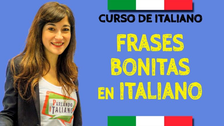 Las palabras m&aacute;s bonitas en italiano