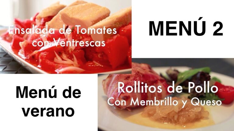 Menú Veraniego para Invitados