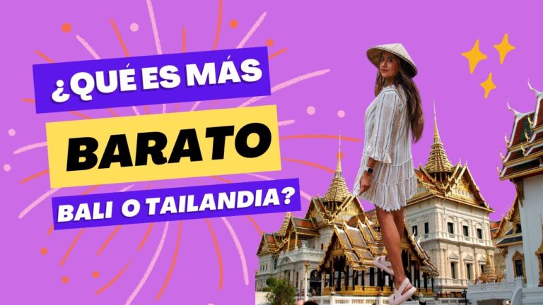 Comparación entre Bali y Tailandia: Destinos paradisíacos