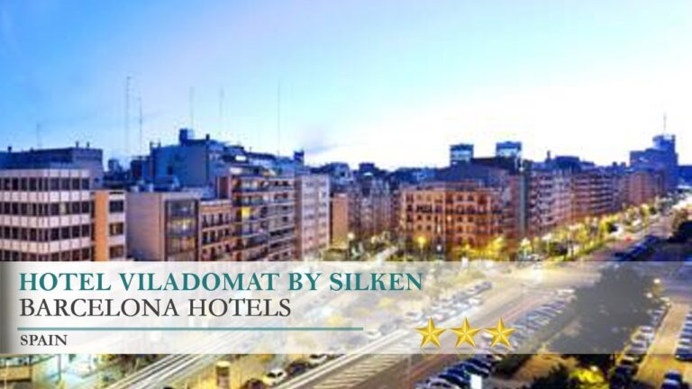 Hotel Villadomat: Tu escapada perfecta en la ciudad