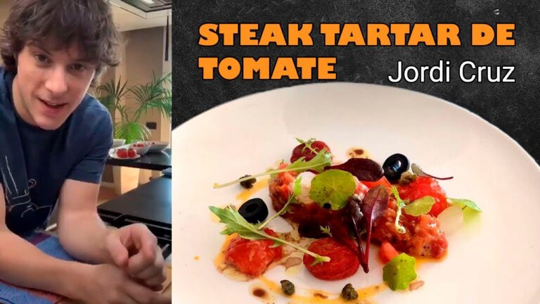 Delicioso tartar de tomate por Jordi Cruz