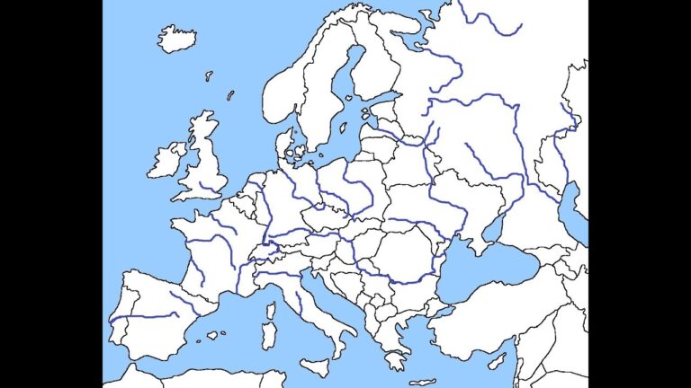 Los principales r&iacute;os de Europa: Nombres y caracter&iacute;sticas