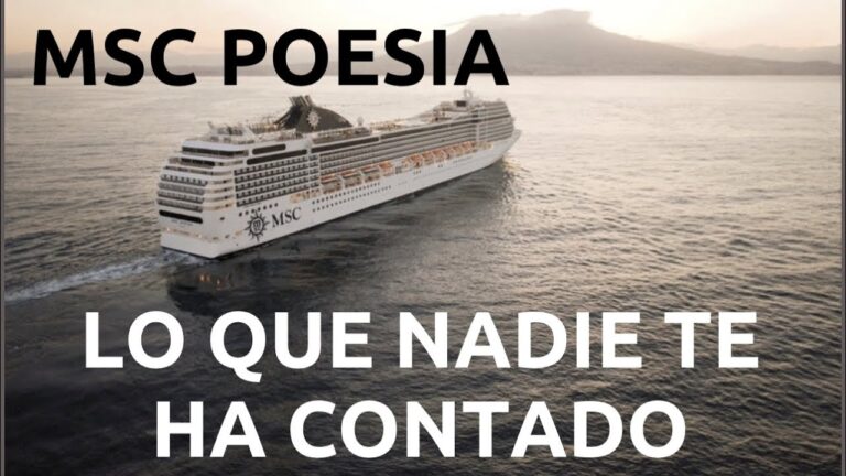 Opiniones sobre el MSC Poesia