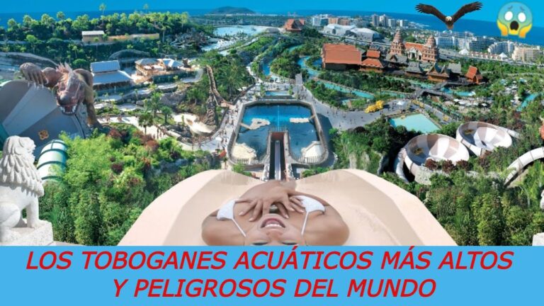 El tobogán de agua más alto de España