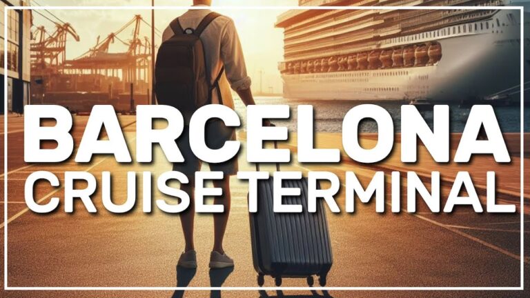 Estacionamiento en el Terminal de Cruceros de Barcelona